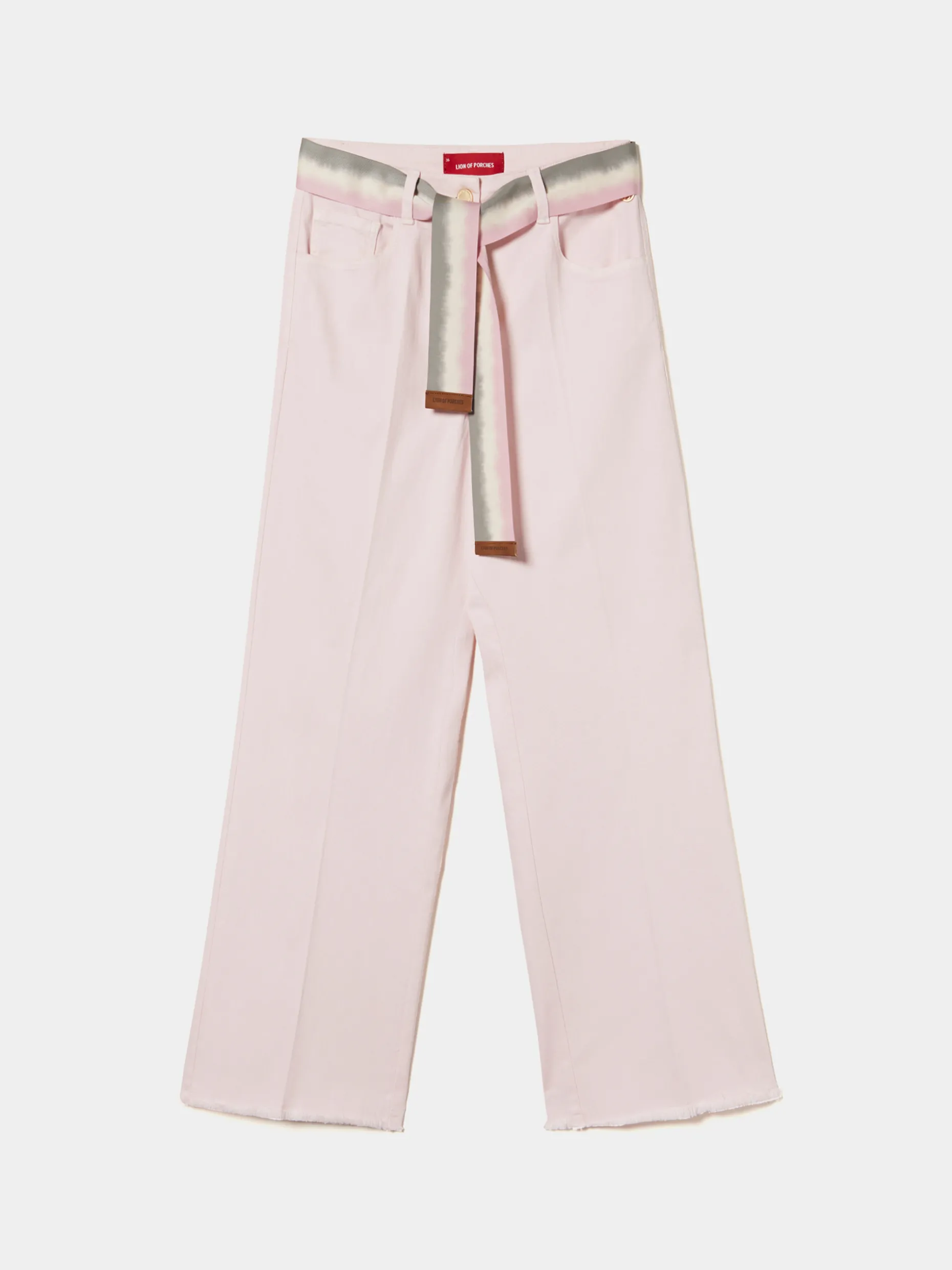 Calças culotte com cinto|LION OF PORCHES Fashion
