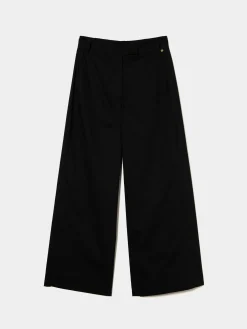 Calças culotte com cintura ajustável|LION OF PORCHES Fashion