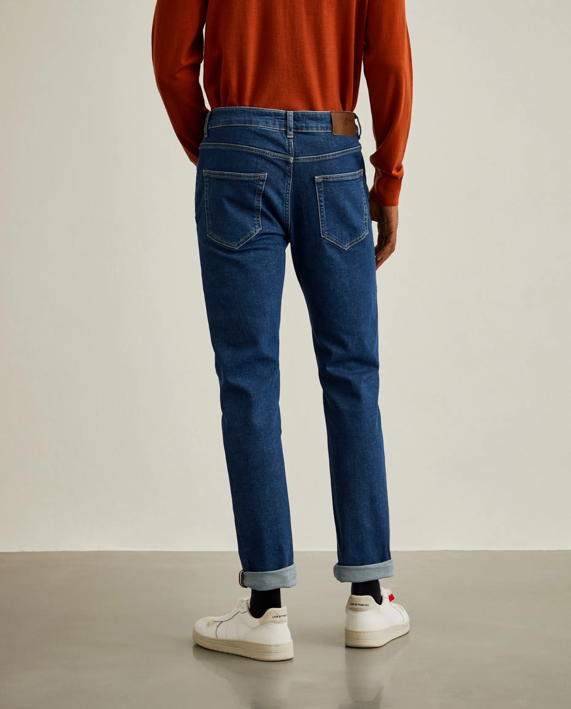 Calças de ganga slim fit|LION OF PORCHES Online