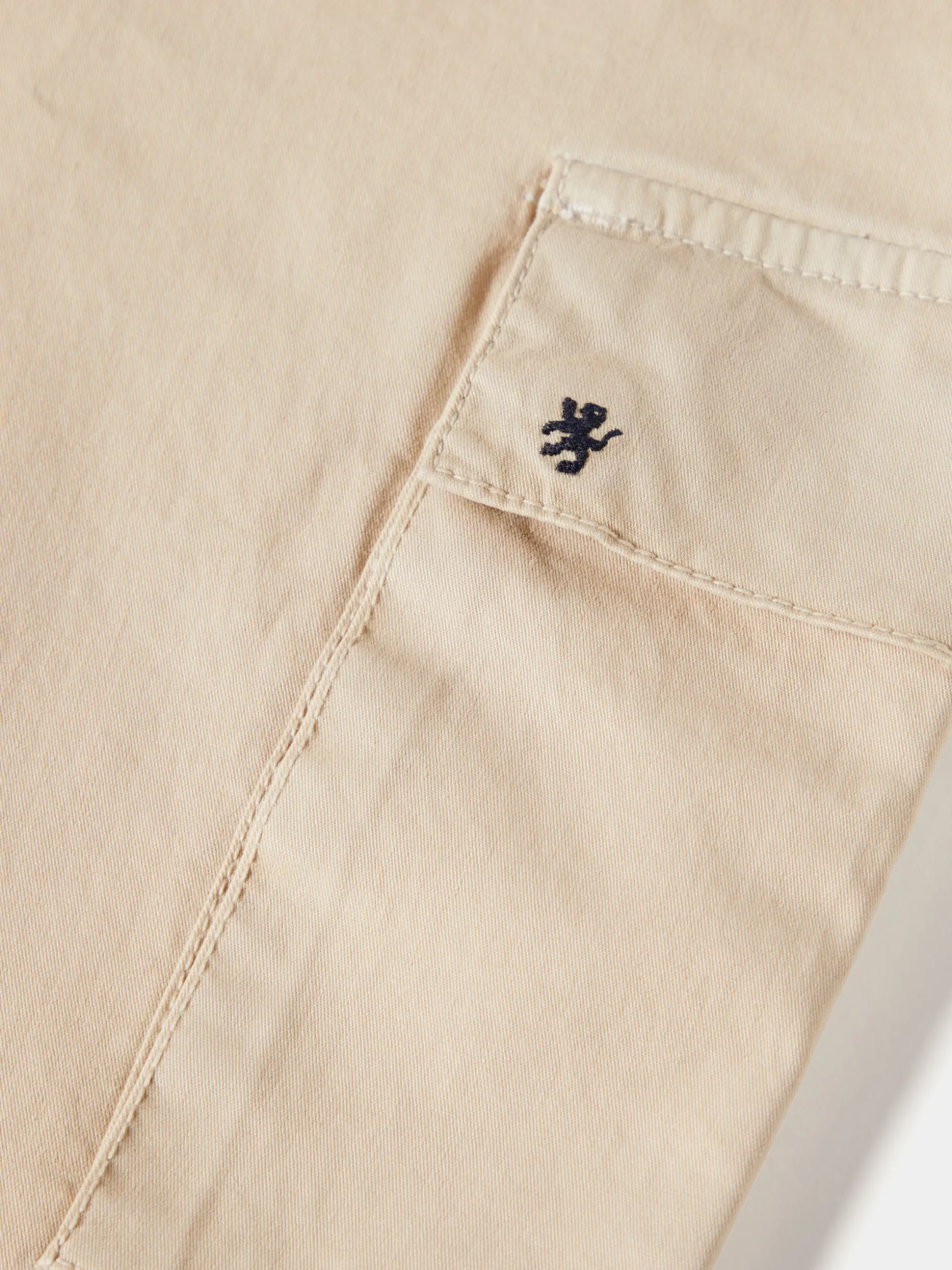 Calças de sarja com bolsos|LION OF PORCHES Store