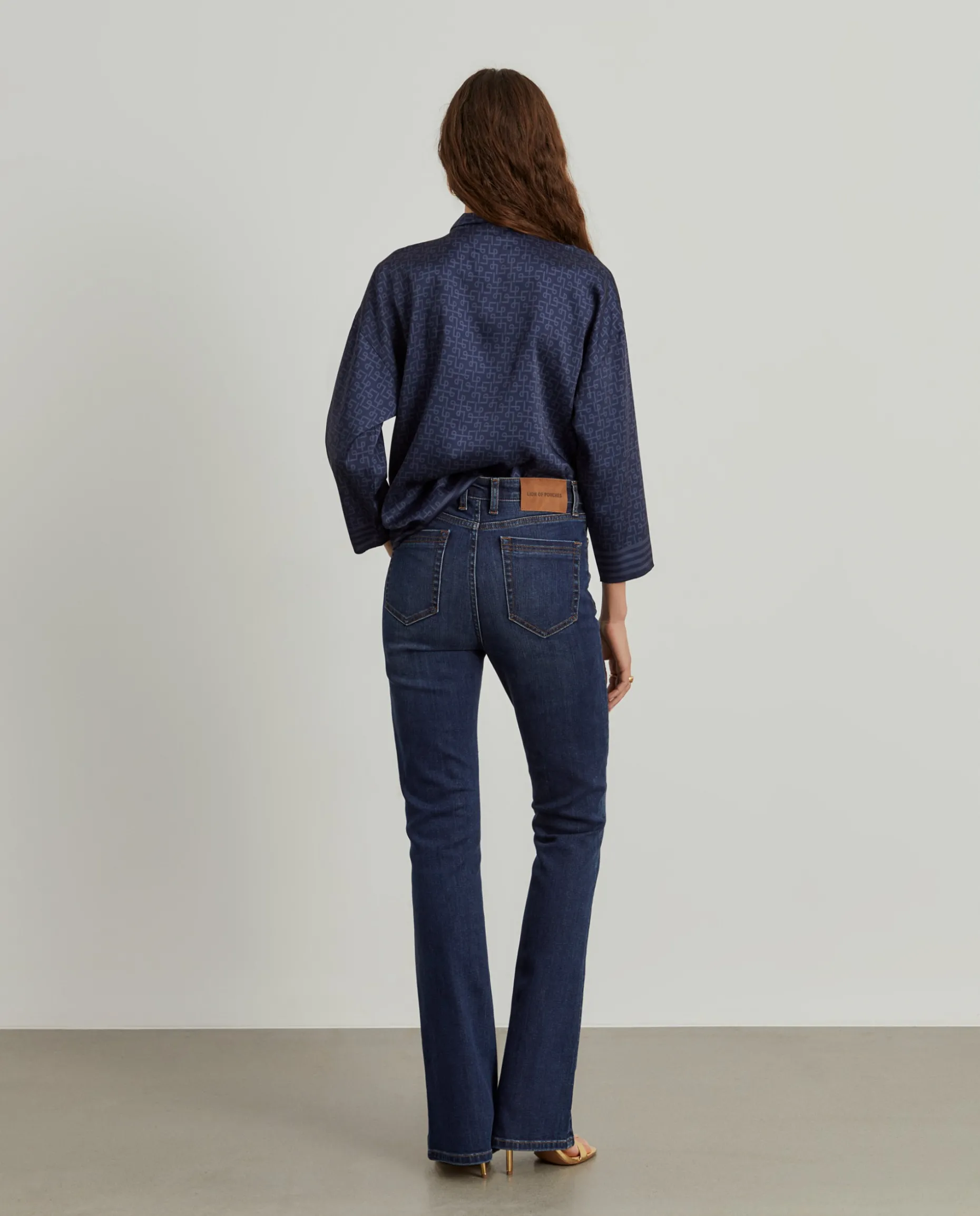 Calças denim flare|LION OF PORCHES Discount