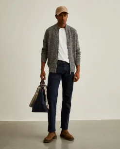 Calças denim regular fit|LION OF PORCHES Fashion