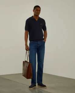Calças denim regular fit|LION OF PORCHES Fashion