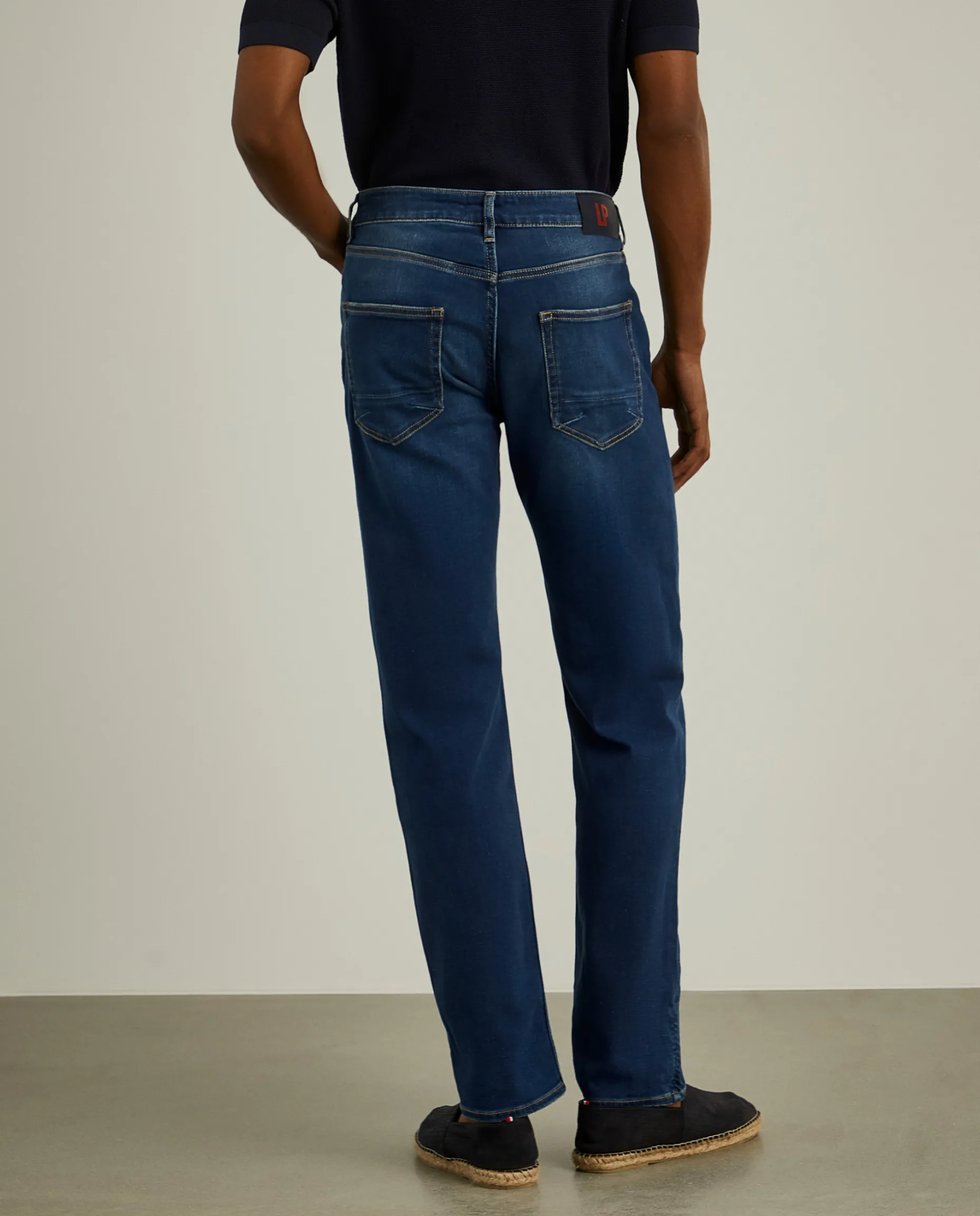 Calças denim regular fit|LION OF PORCHES Fashion