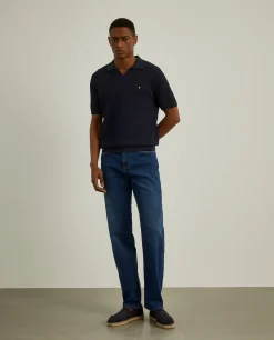 Calças denim regular fit|LION OF PORCHES Fashion