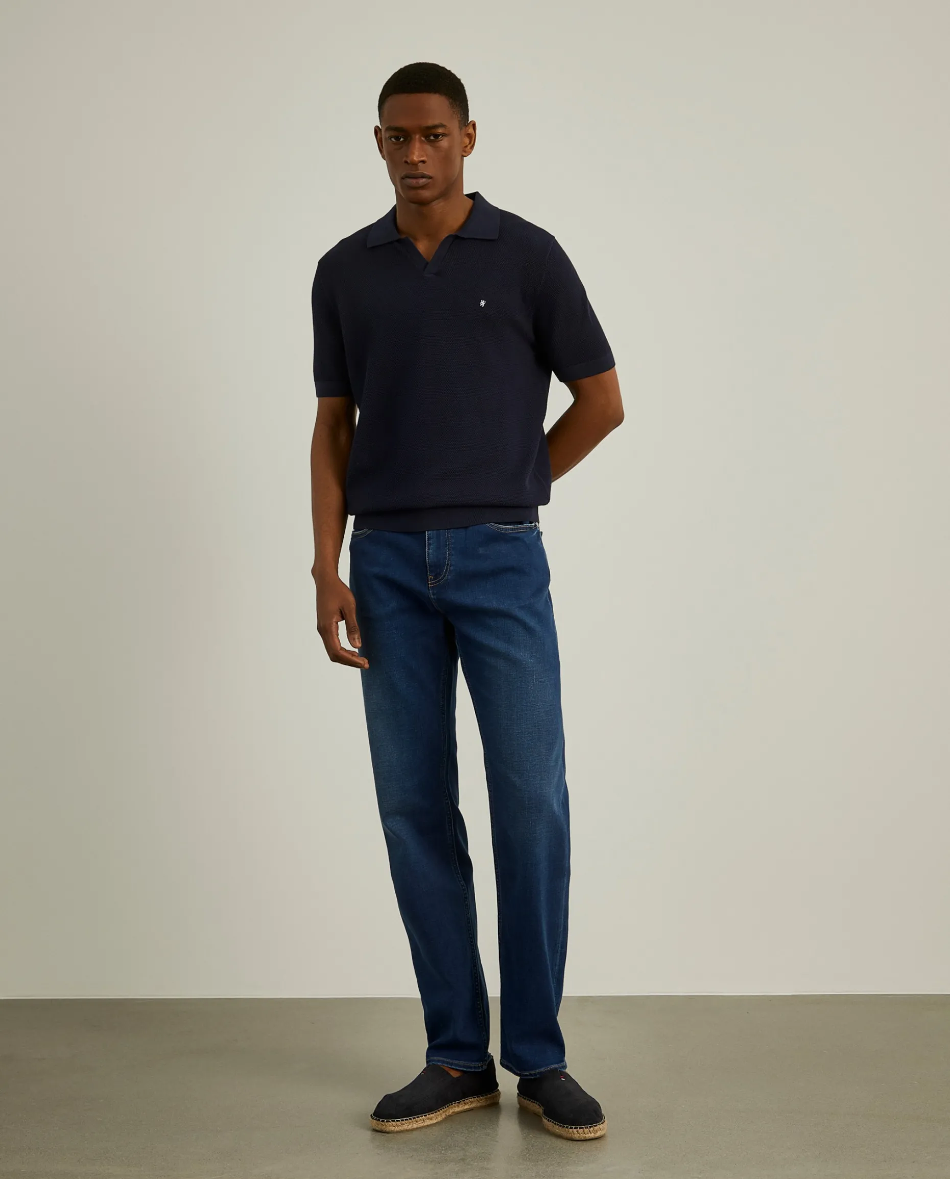 Calças denim regular fit|LION OF PORCHES Fashion