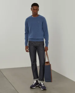 Calças denim regular fit|LION OF PORCHES Online