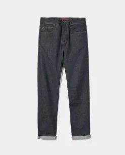 Calças denim regular fit|LION OF PORCHES Online