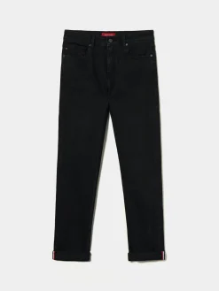 Calças denim regular fit|LION OF PORCHES Hot