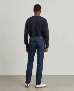 Calças denim regular fit|LION OF PORCHES Best Sale