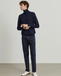 Calças denim regular fit|LION OF PORCHES New