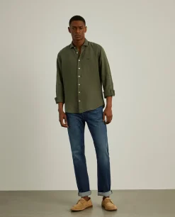 Calças denim regular fit|LION OF PORCHES Shop