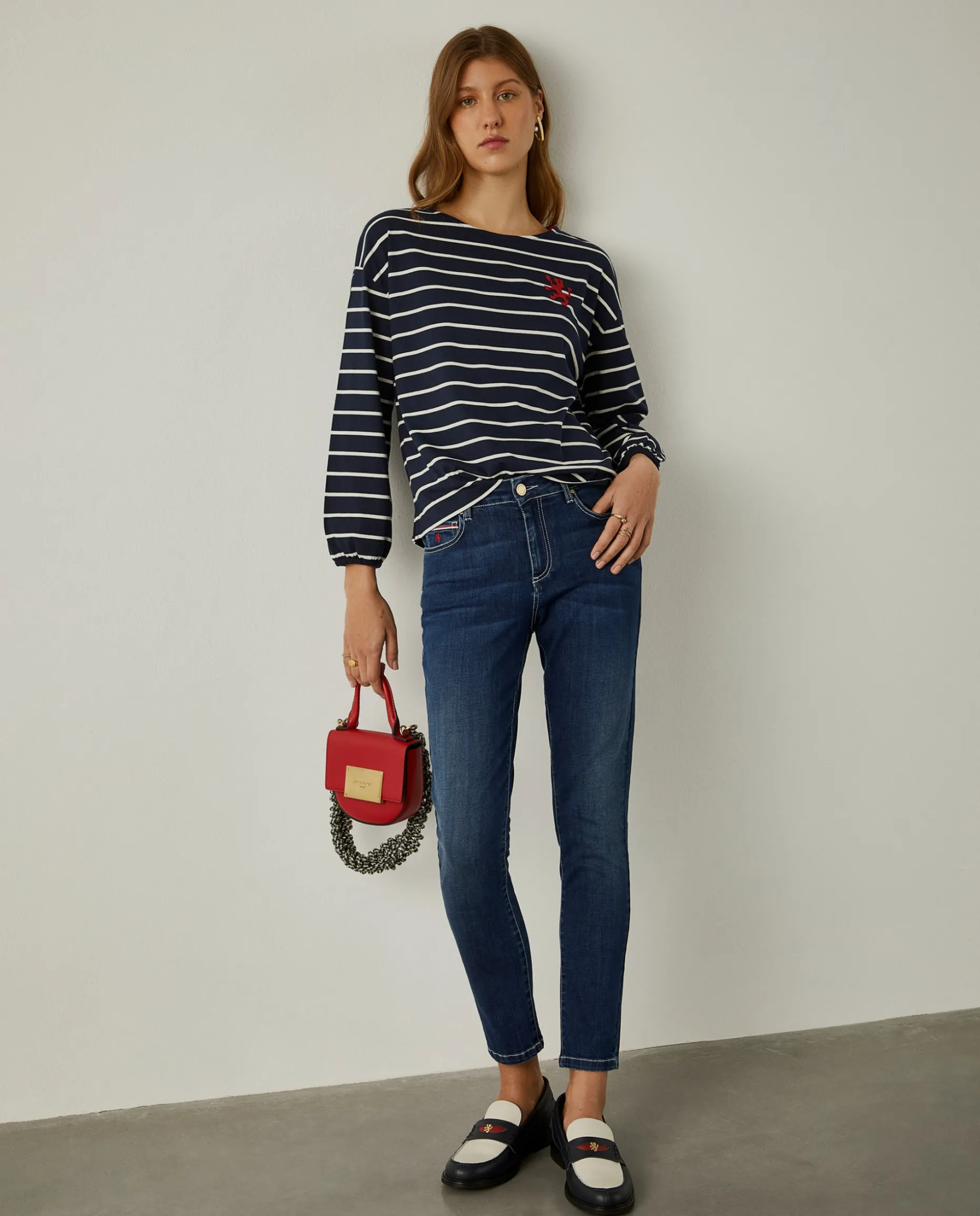 Calças denim regular fit|LION OF PORCHES Hot