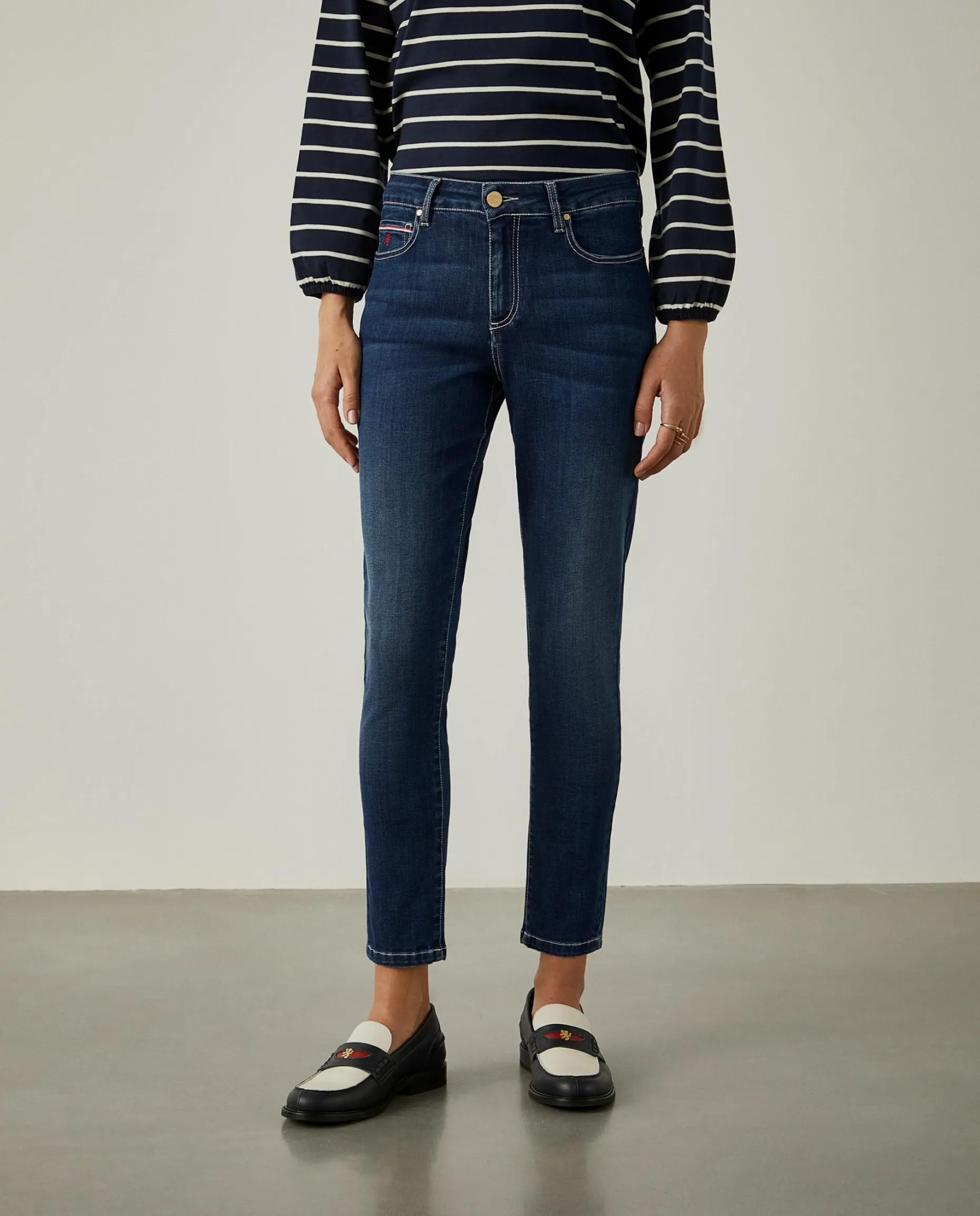 Calças denim regular fit|LION OF PORCHES Hot