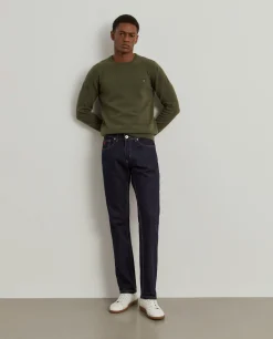 Calças denim regular fit|LION OF PORCHES Fashion
