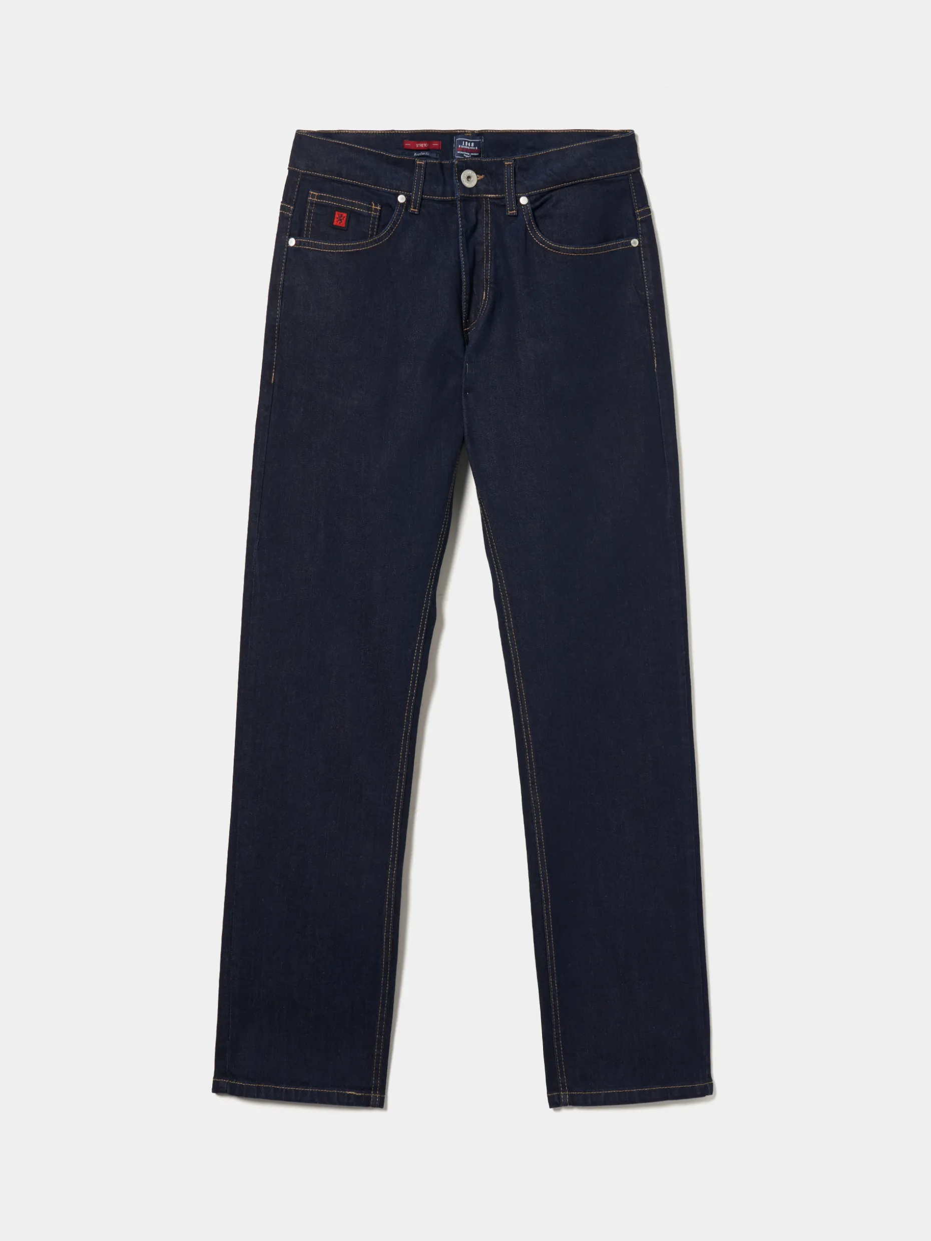 Calças denim regular fit|LION OF PORCHES Fashion