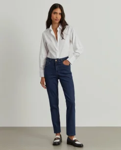 Calças denim regular fit|LION OF PORCHES Flash Sale