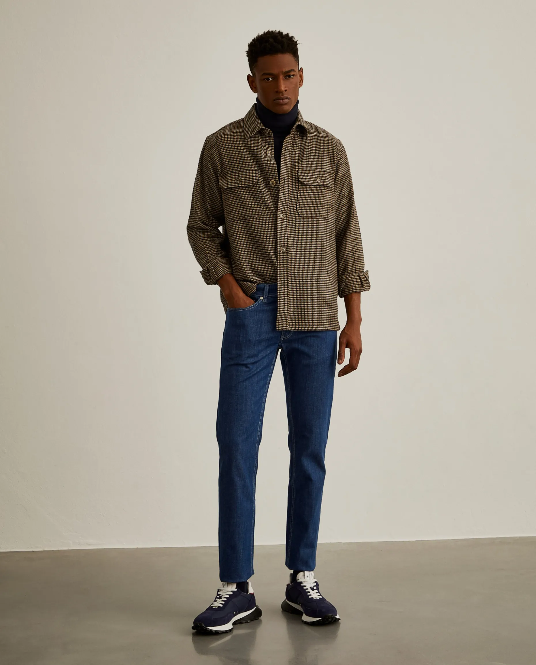 Calças denim slim fit|LION OF PORCHES Cheap