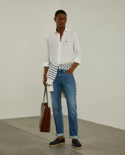 Calças denim slim fit|LION OF PORCHES Cheap