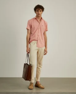 Calças denim slim fit|LION OF PORCHES Fashion