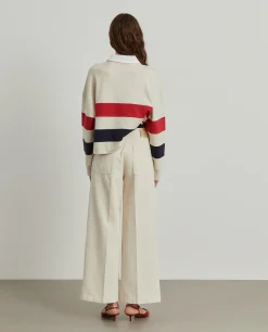 Calças denim wide leg|LION OF PORCHES New