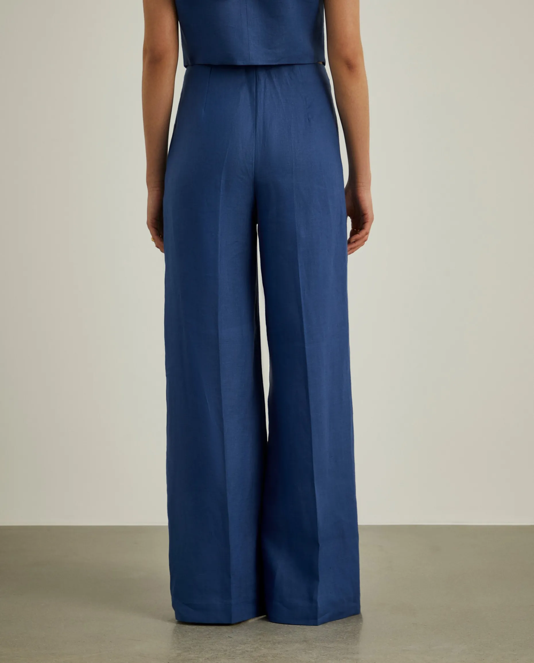 Calças pantalona 100% linho|LION OF PORCHES Online