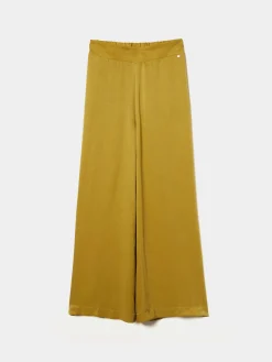 Calças pantalona com liocel|LION OF PORCHES Shop