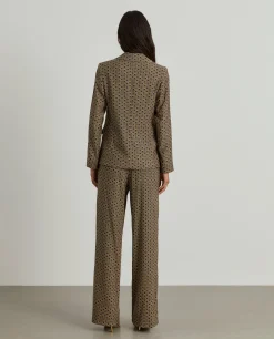 Calças pantalona de malha|LION OF PORCHES Best Sale