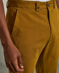 Calças para homem chino slim fit em algodão stretch|LION OF PORCHES Outlet