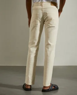 Calças para homem regular fit em algodão em sarja|LION OF PORCHES Sale