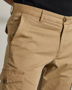 Calças regular fit chino de algodão stretch|LION OF PORCHES Best Sale