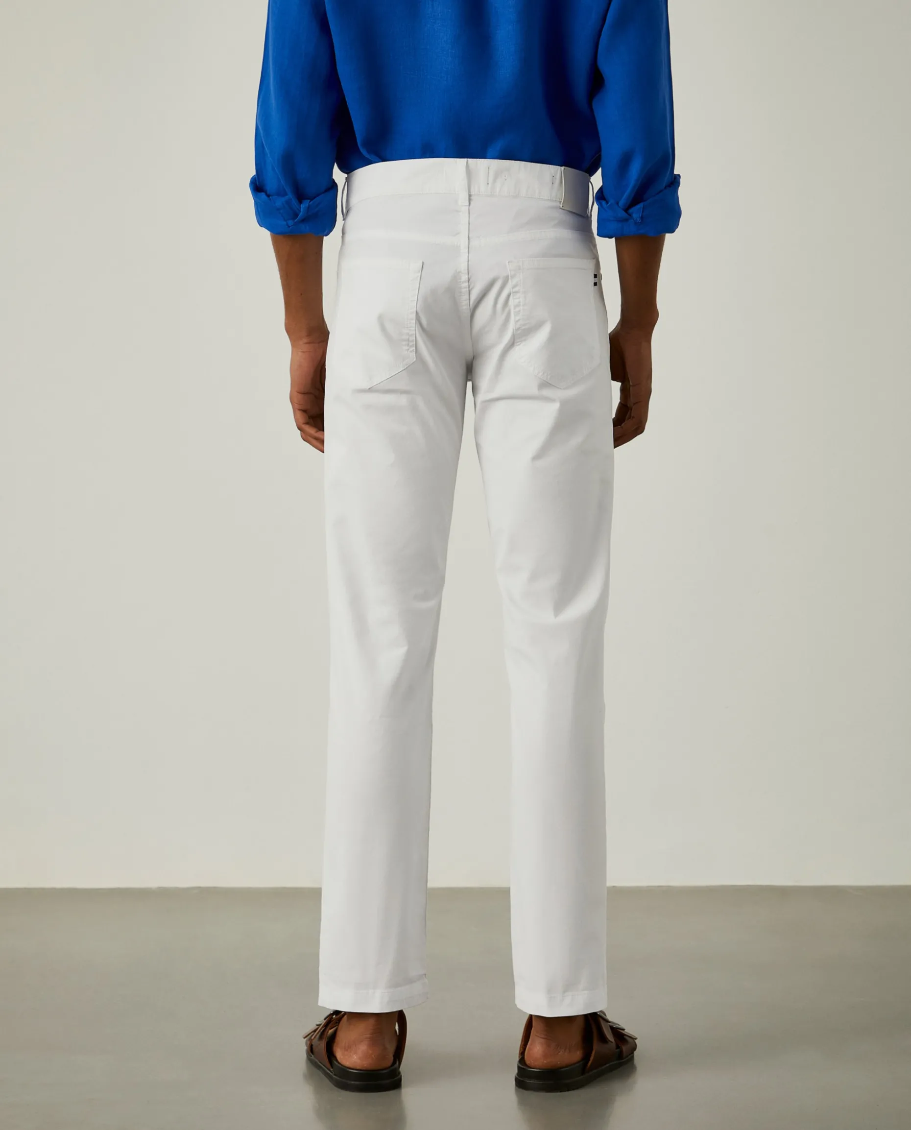 Calças regular fit com cinco bolsos|LION OF PORCHES Sale