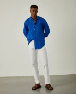Calças regular fit com cinco bolsos|LION OF PORCHES Sale