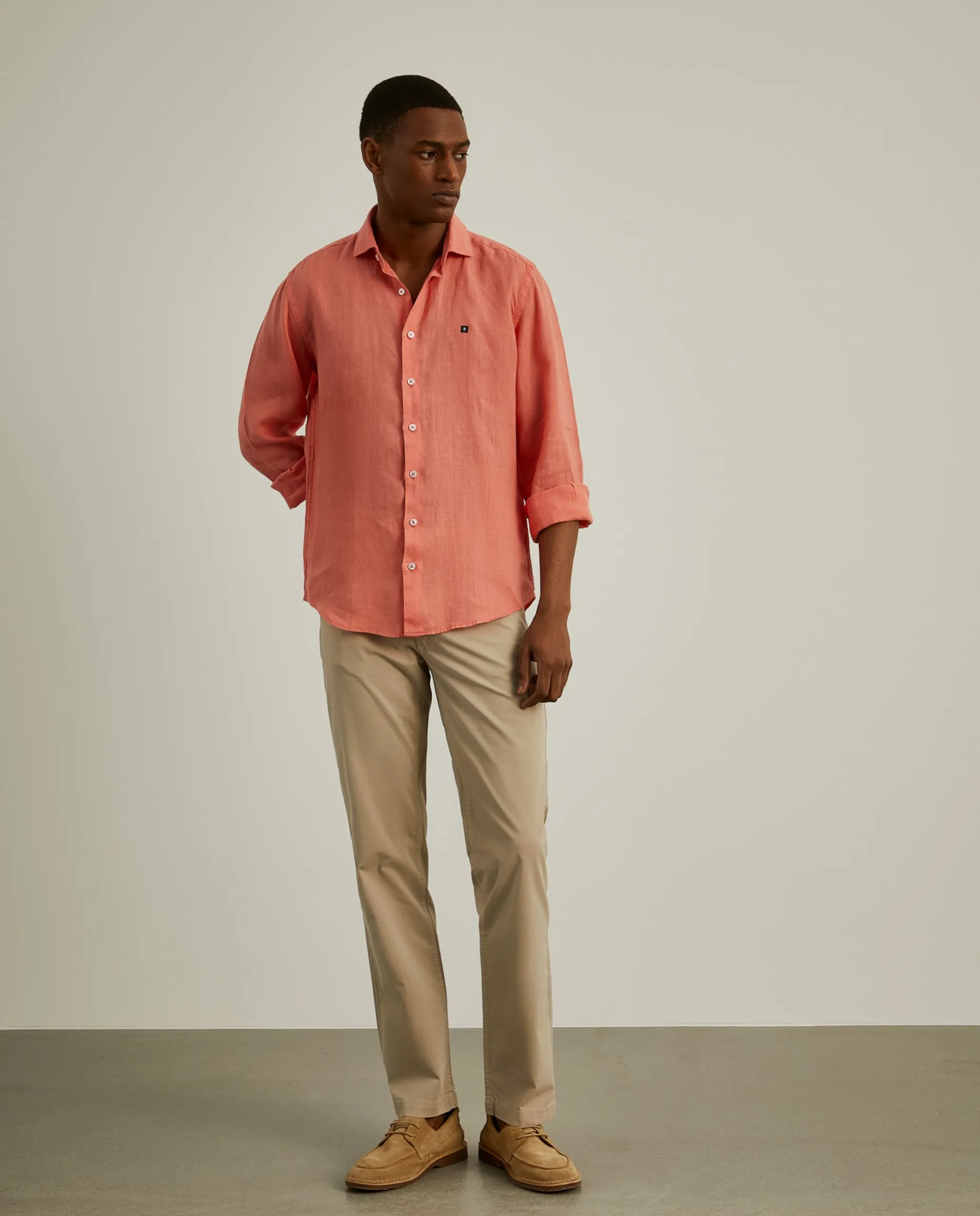 Calças regular fit com cinco bolsos|LION OF PORCHES Clearance