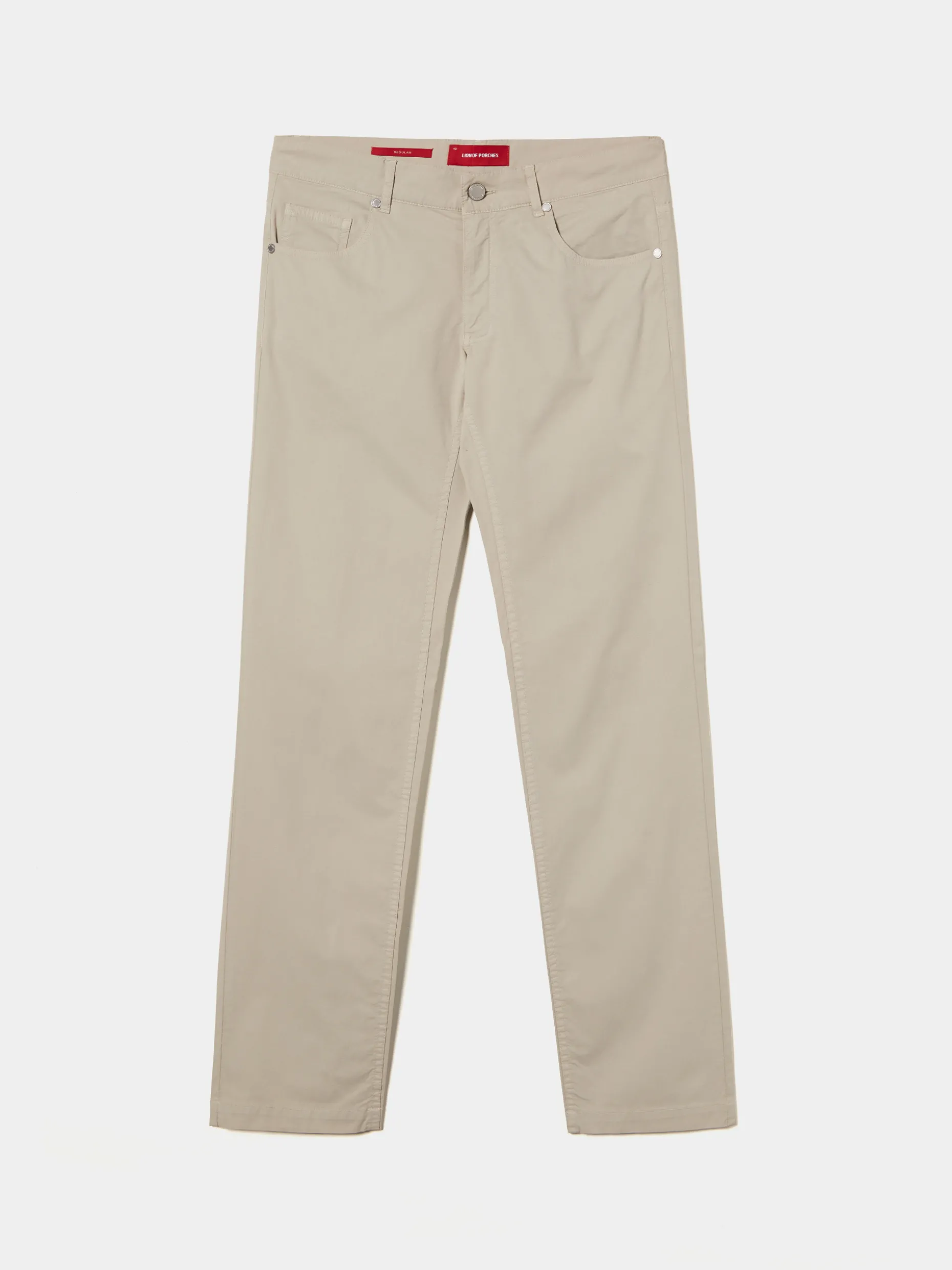 Calças regular fit com cinco bolsos|LION OF PORCHES Clearance