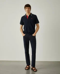 Calças regular fit com cinco bolsos|LION OF PORCHES Outlet