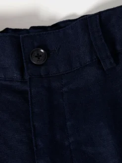 Calções em linho com bolsos|LION OF PORCHES Flash Sale