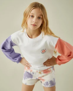 Calções tie dye com cintura elástica|LION OF PORCHES Fashion