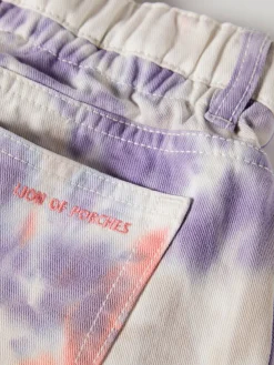 Calções tie dye com cintura elástica|LION OF PORCHES Fashion
