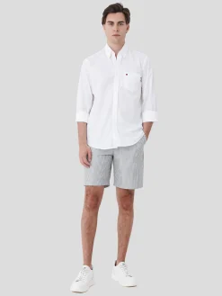 Calção Chino Riscas|LION OF PORCHES Best Sale