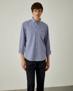 Camisa aos quadrados regular fit|LION OF PORCHES Fashion