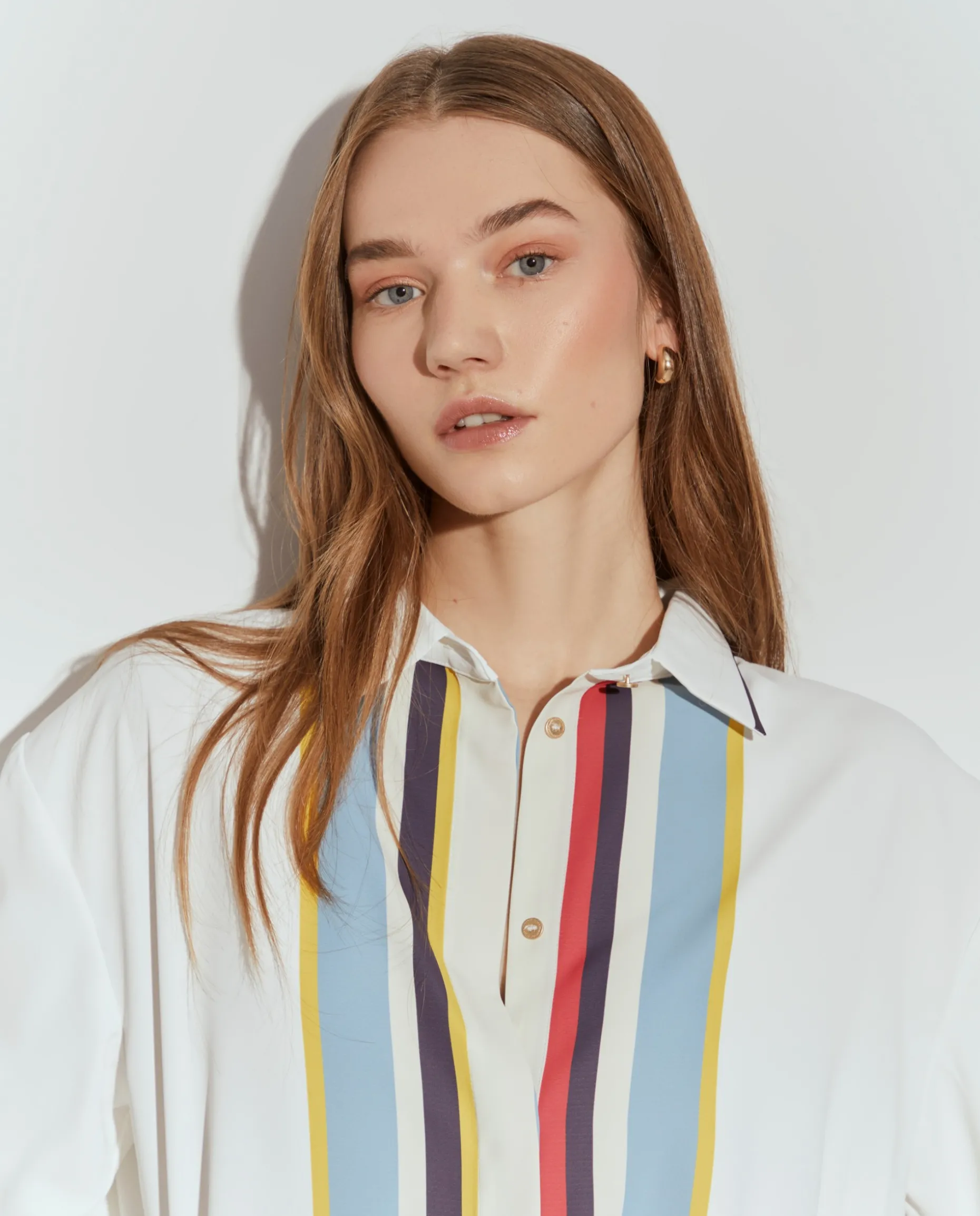 Camisa com riscas coloridas|LION OF PORCHES Sale