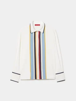 Camisa com riscas coloridas|LION OF PORCHES Sale
