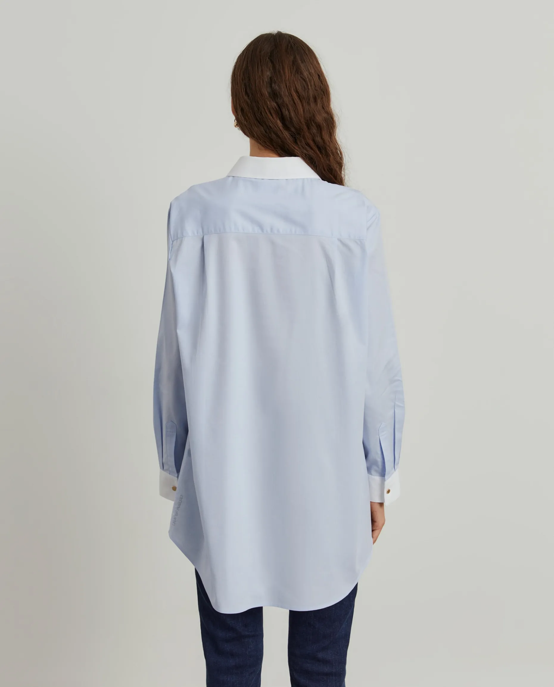 Camisa de algodão color block|LION OF PORCHES Shop