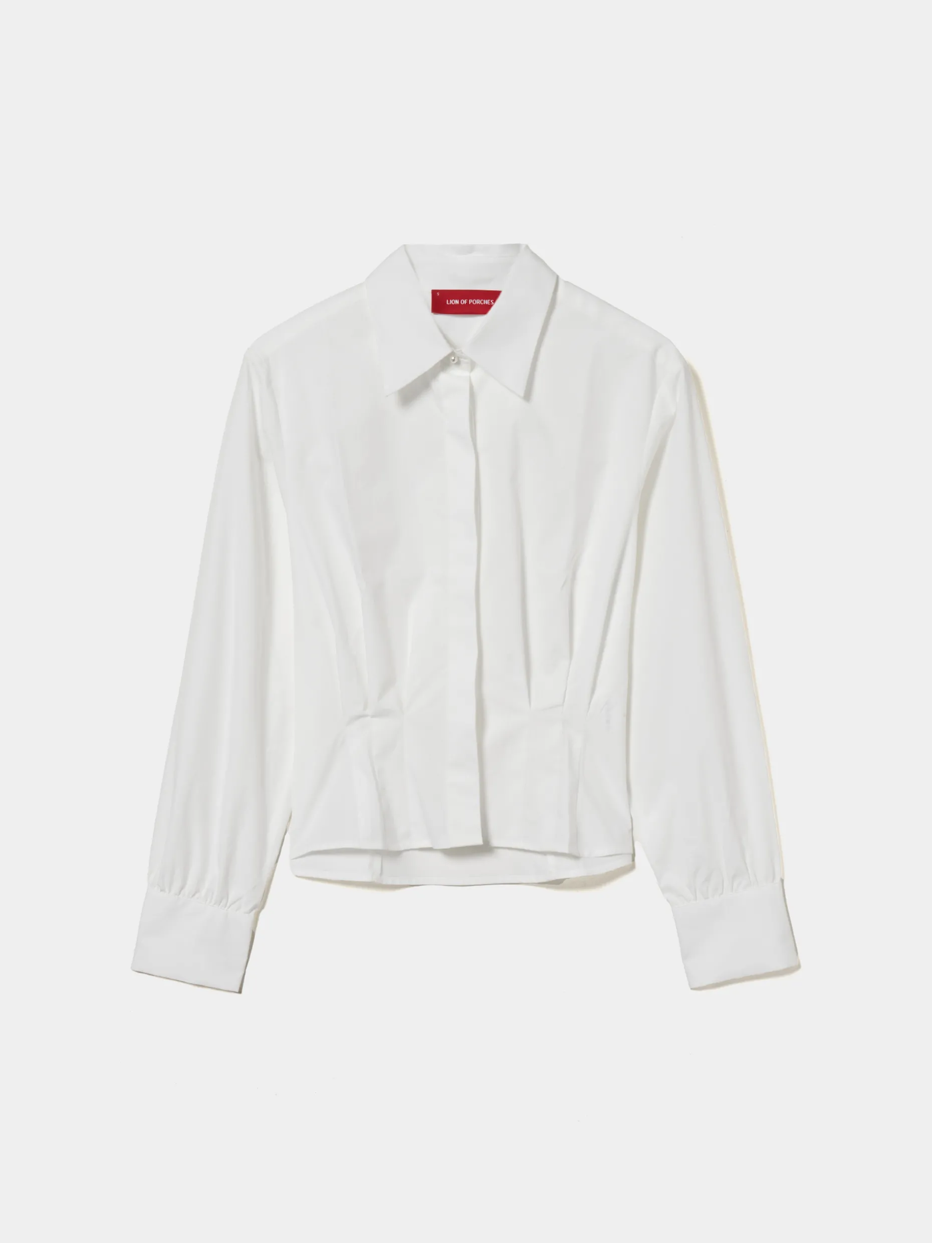 Camisa de algodão com pregas na cintura|LION OF PORCHES Cheap