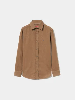 Camisa de bombazine em algodão|LION OF PORCHES Clearance
