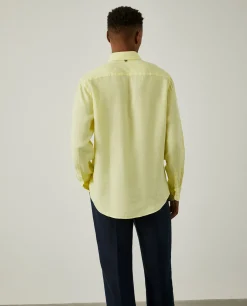 Camisa de linho slim fit|LION OF PORCHES Best