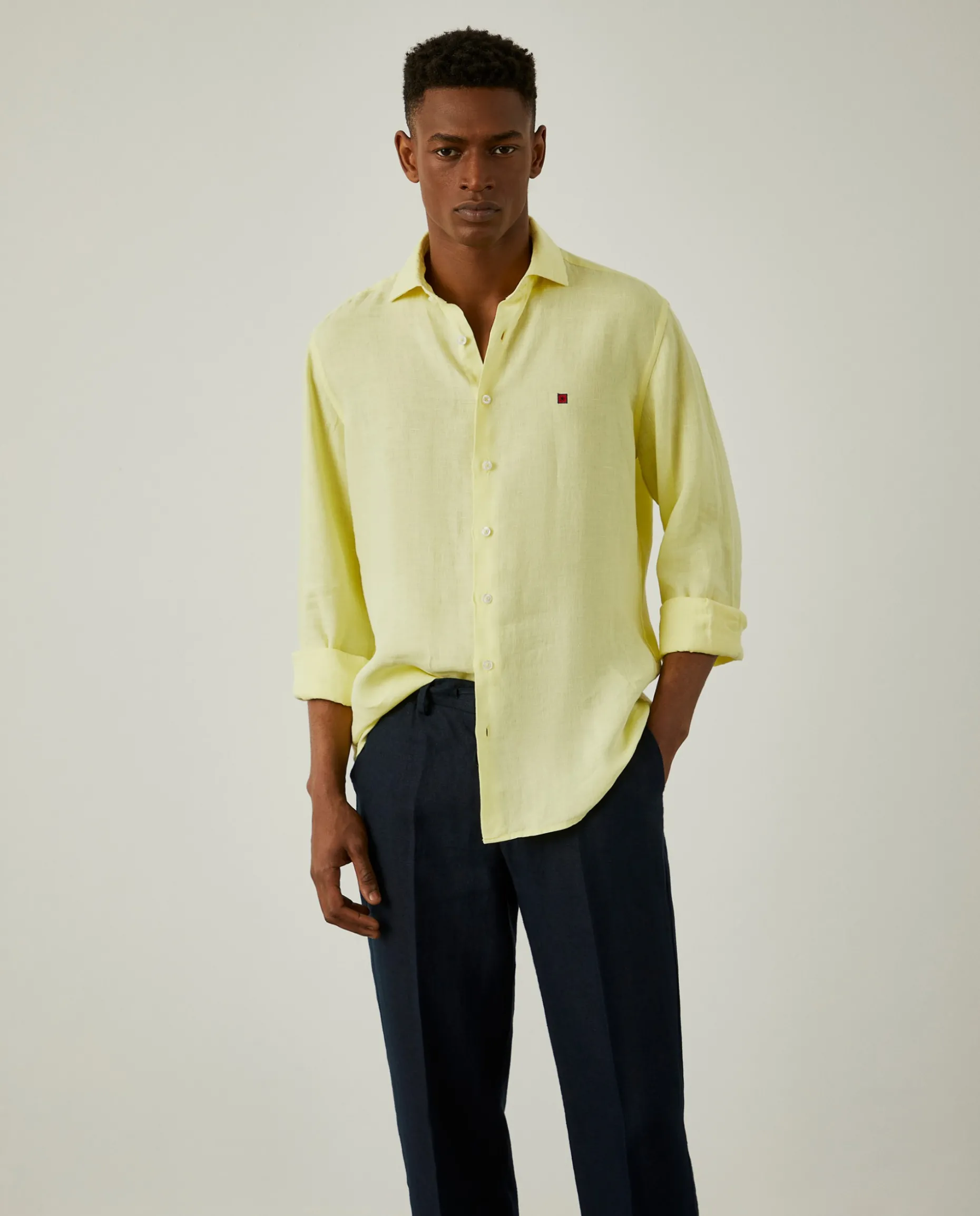 Camisa de linho slim fit|LION OF PORCHES Best