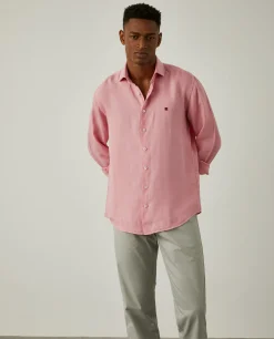 Camisa de linho slim fit|LION OF PORCHES Online