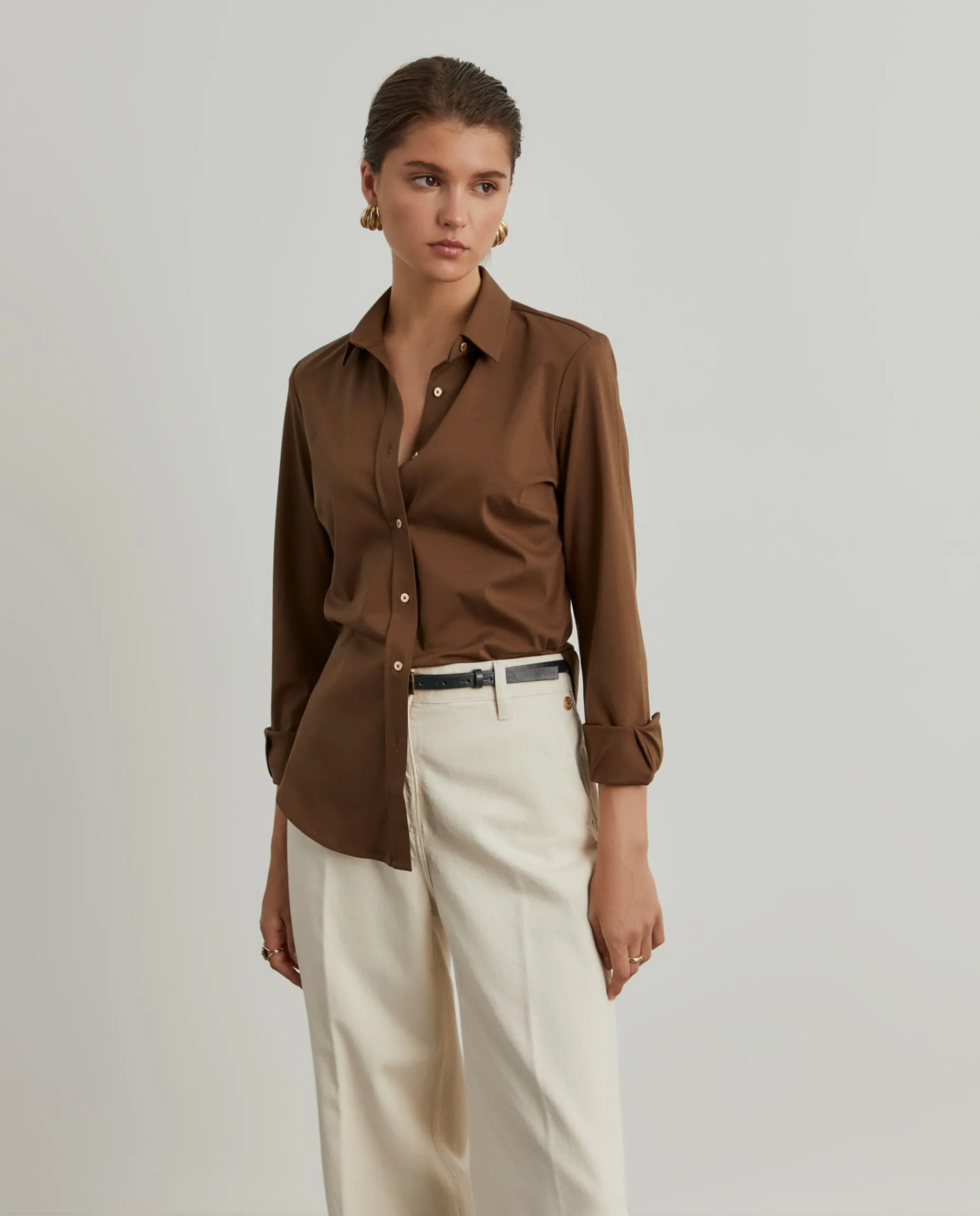 Camisa de malha em algodão|LION OF PORCHES Sale